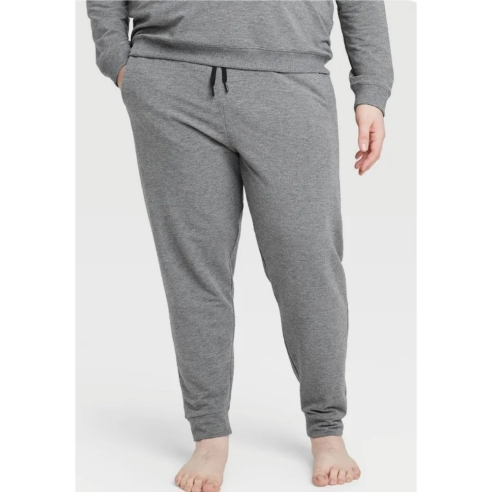 All in Motion Men's Gray Soft Gym Pants